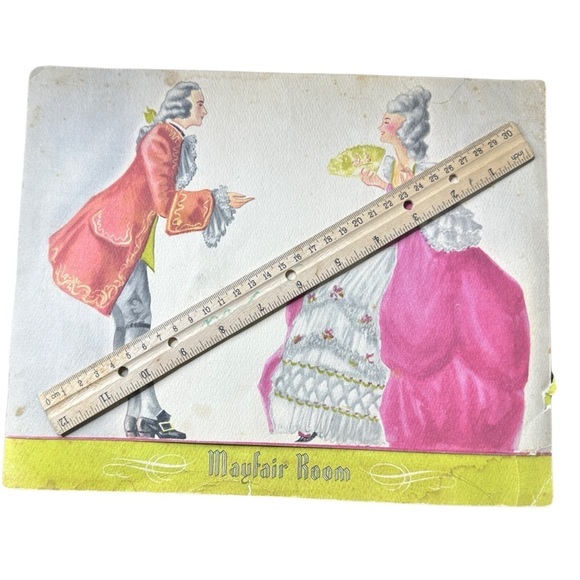 Mayfair Room Historic Menu 👑 - Picture 4 of 4